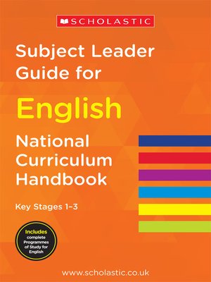 cover image of Subject Leader Guide for English